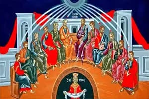 Μουσικά Κείμενα (Κυριακή Η΄από του Πάσχα – Της Πεντηκοστής) Στιχηρά Ιδιόμελα Εσπερινού Εορτής, μέλος Β. Νικολαΐδη, Ήχος Α΄- Δοξαστικόν Εσπερινού Εορτής, μέλος Π. Φιλανθίδου, Ήχος πλ. Δ΄