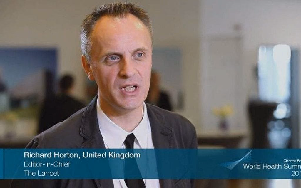 Lancet editor 'deeply regrets' publishing Gaza letter | The Times of Israel